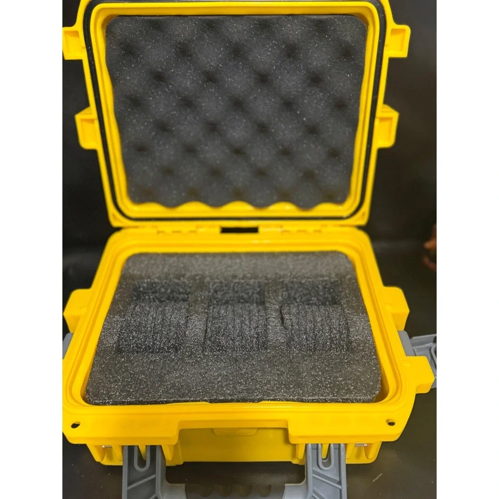 Invicta Yellow Hard Case Watch Box‎ Storage Protective Travel